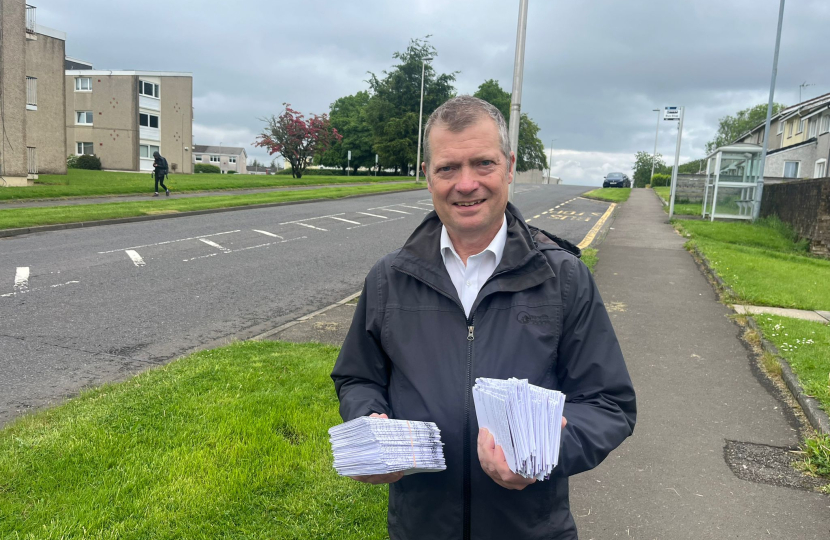 Graham Simpson MSP at Westwood Hill