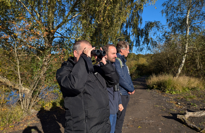 Graham Simpson MSP at Baron's Haugh