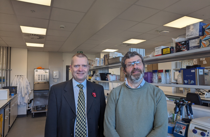 Graham Simpson MSP and Professor Terry Smith