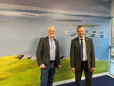 Graham Simpson MSP & Cooke Aquaculture Scotland